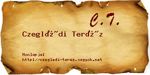 Czeglédi Teréz névjegykártya